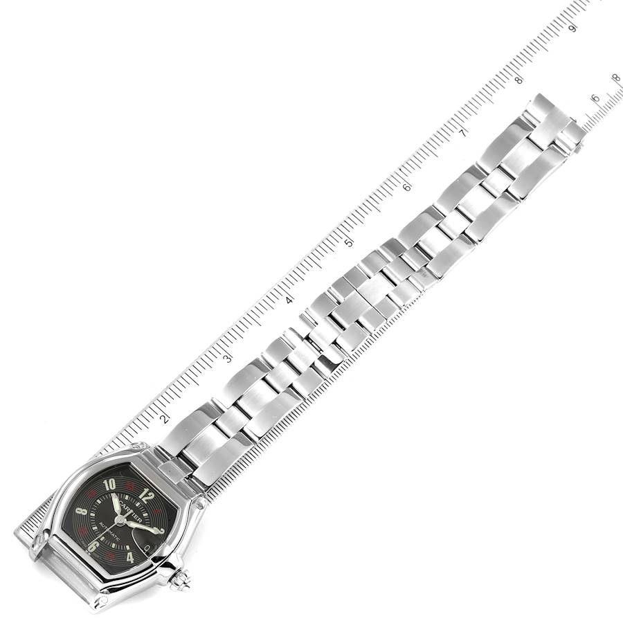 Cartier Roadster Vegas Roulette Red Green Steel Mens Watch