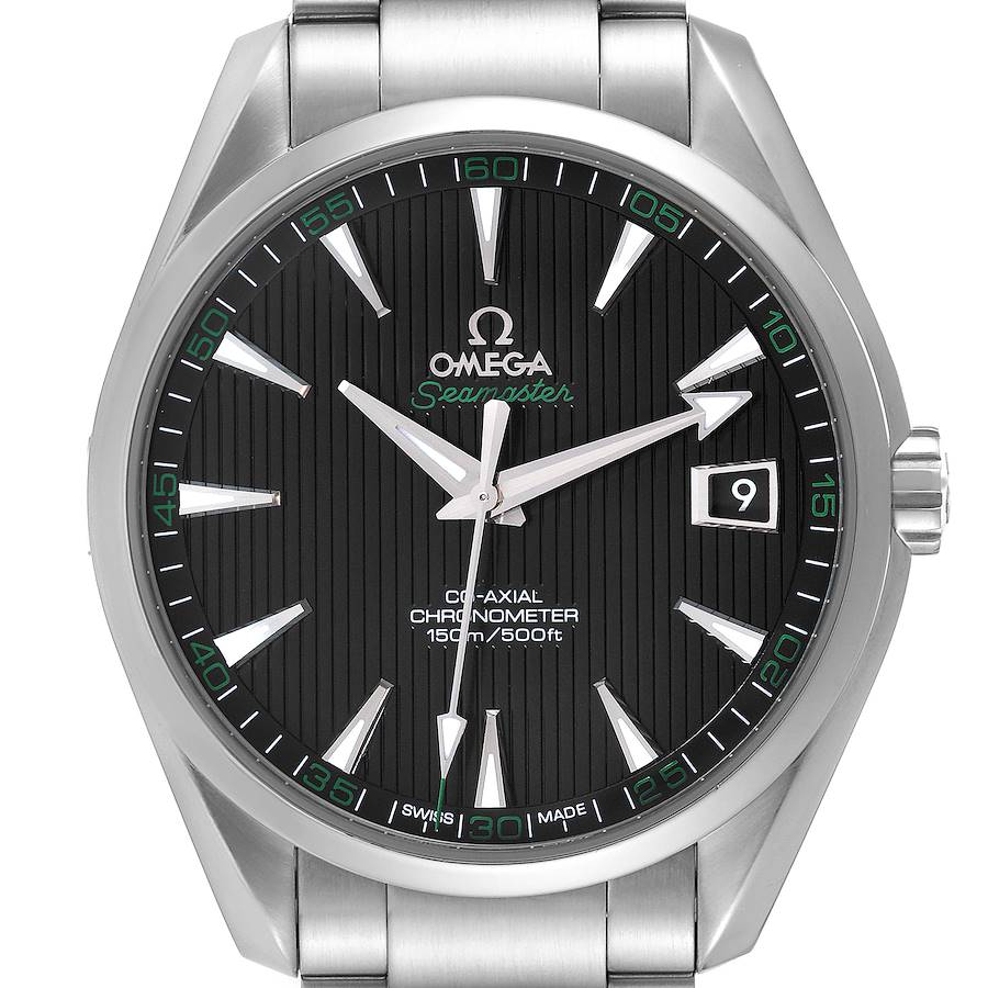 Omega Seamaster Aqua Terra Golf Edition Steel Mens Watch 231.10.42.21.01.001 Card SwissWatchExpo