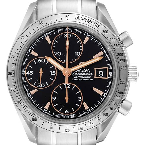 Photo of Omega Speedmaster Date Special Edition Steel Mens Watch 3211.50.00 Box Card