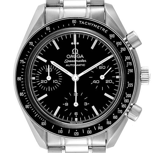 Photo of Omega Speedmaster Reduced Chronograph Steel Mens Watch 3539.50.00