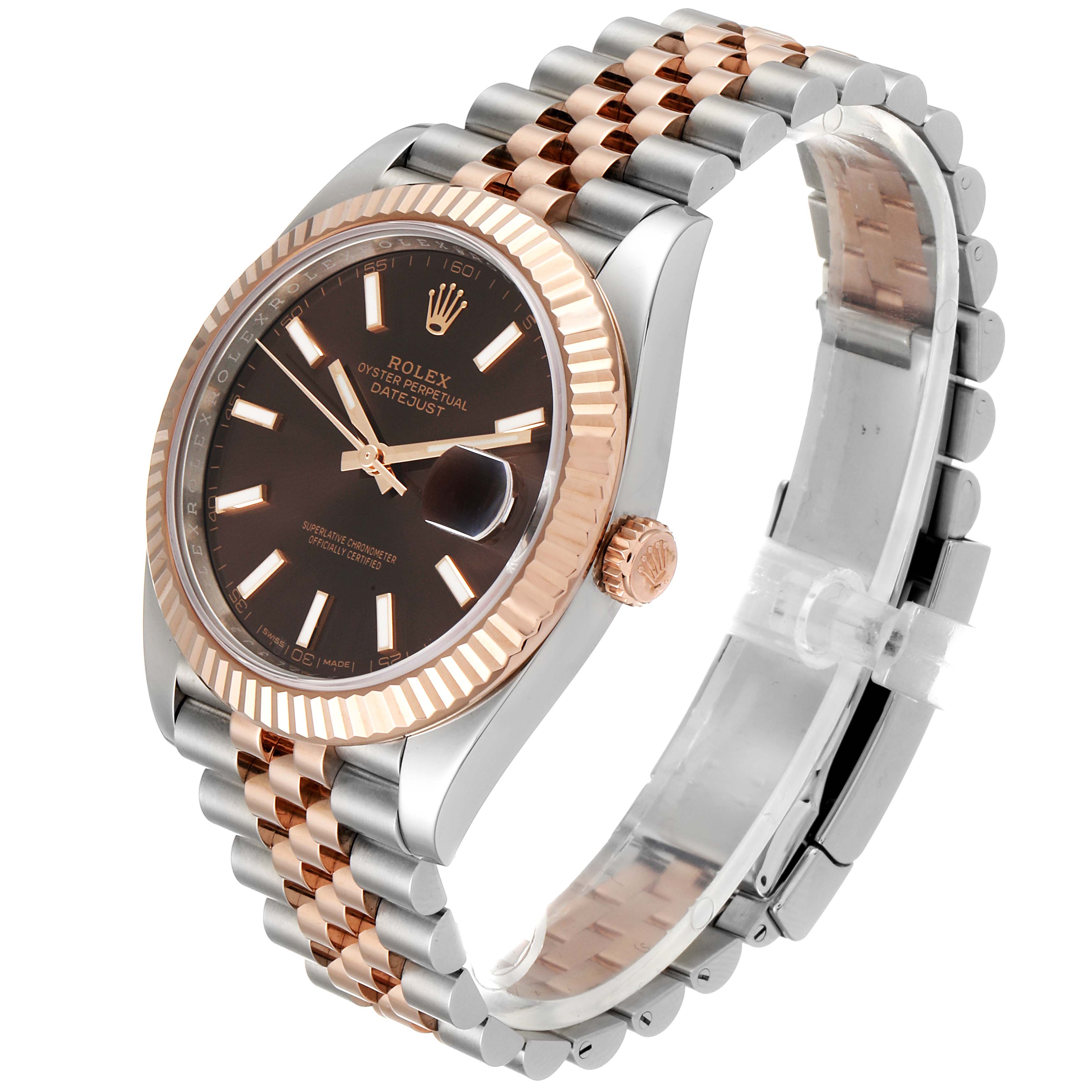 rolex datejust 41 chocolate dial