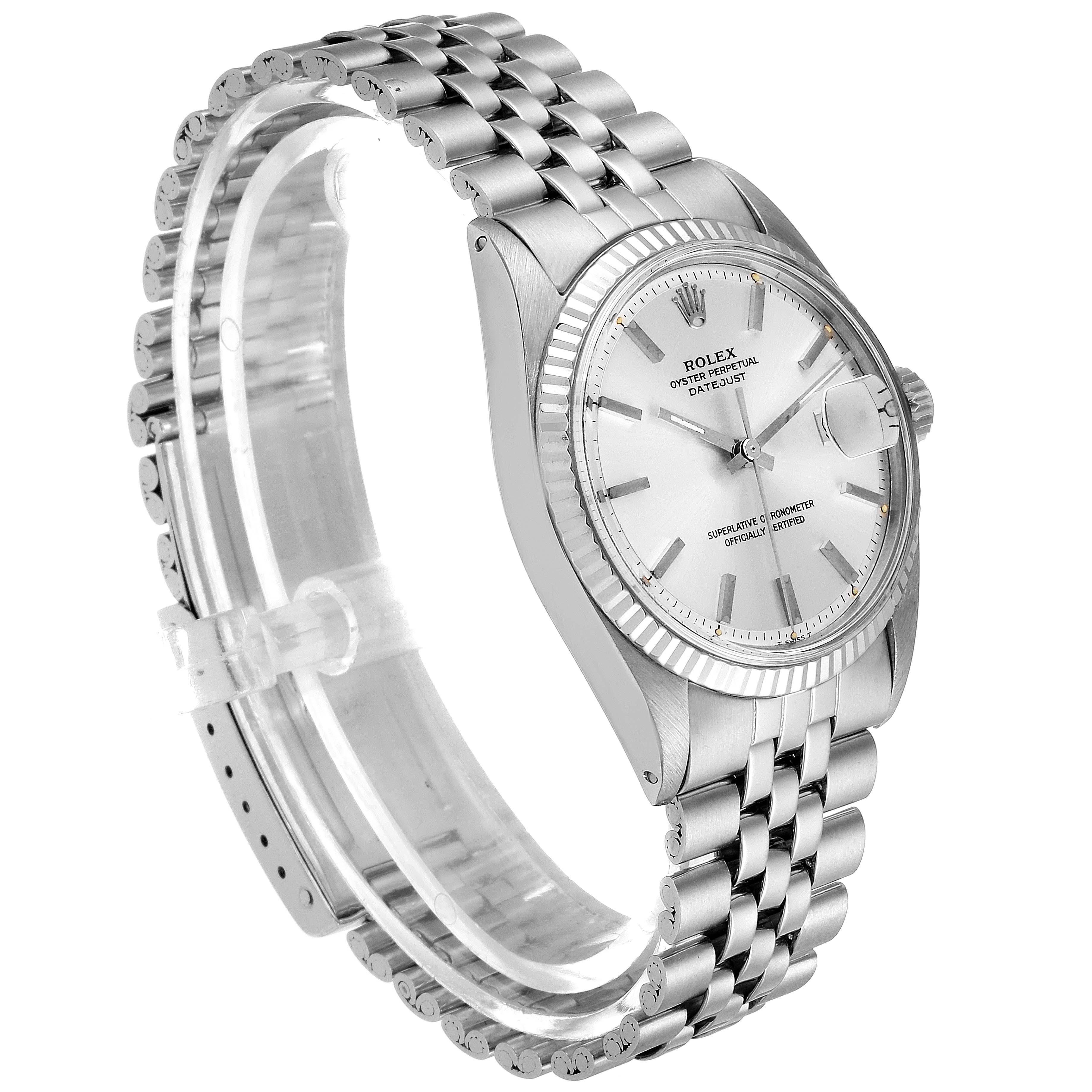 The Vintage Collection Rolex watch is shown at an angled view displaying its face, bezel, and bracelet.