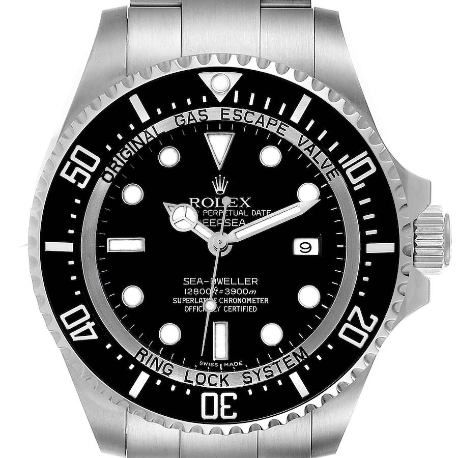 Rolex Seadweller Deepsea Ceramic Bezel Mens Watch 116660 Box Service Card SwissWatchExpo