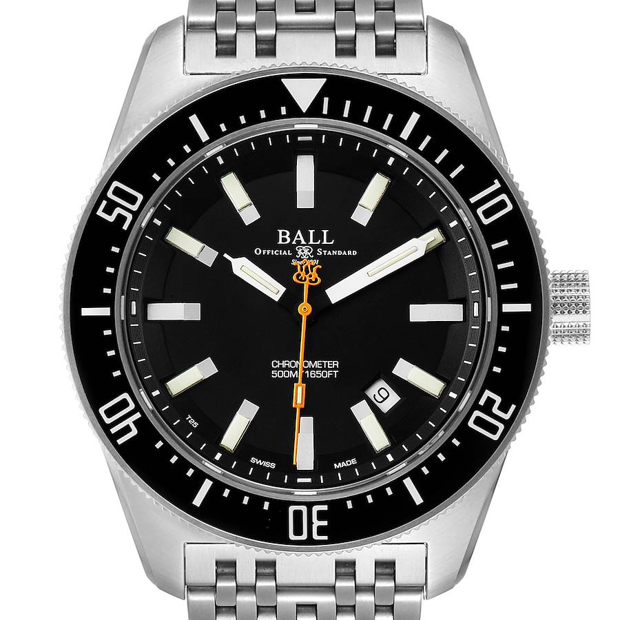 Ball Engineer Master Skindiver II Black Dial Steel Mens Watch DM3108A Card SwissWatchExpo