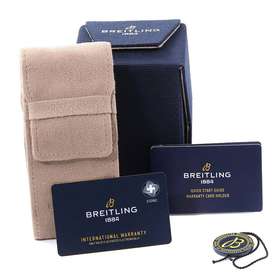 BREITLING 純正 時計ボックス Gent's Stainless Steel Chronomat Watch with UTC Module