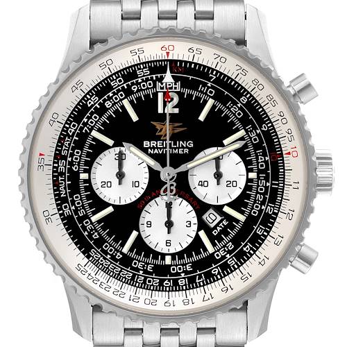 Photo of Breitling Navitimer 50th Anniversary Black Dial Mens Watch A41322