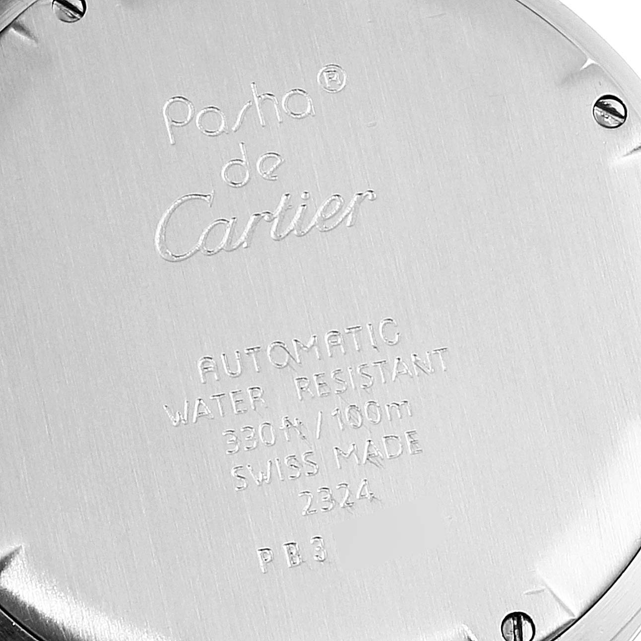 Cartier Pasha C Midsize White Dial Steel Unisex Watch W31044M7 ...