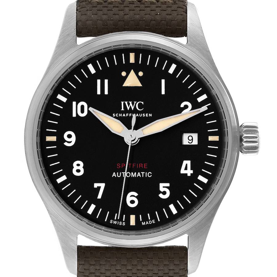 IWC Pilot Automatic Spitfire Steel Mens Watch IW326801 SwissWatchExpo