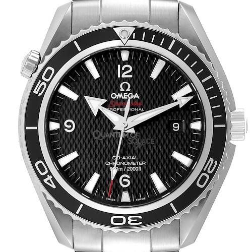 Photo of Omega Planet Ocean Quantum Solace Limited Edition Steel Mens Watch 222.30.46.20.01.001 Card