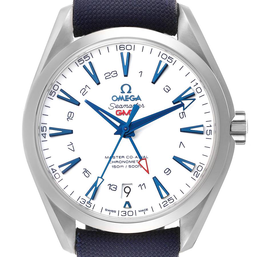 Omega Seamaster Aqua Terra GMT Titanium Mens Watch 231.92.43.22.04.001 Box Card SwissWatchExpo