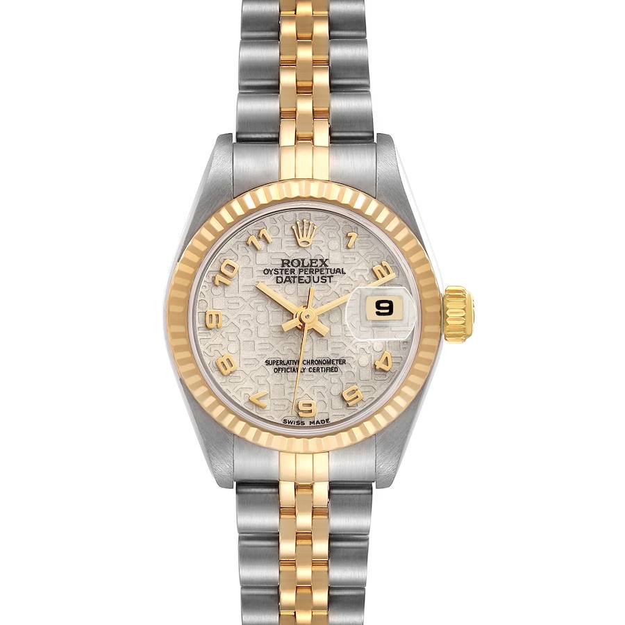 NOT FOR SALE Rolex Datejust Steel Yellow Gold Ivory Anniversary Dial Ladies Watch 79173 + 3 EXTRA LINK Partial Payment SwissWatchExpo