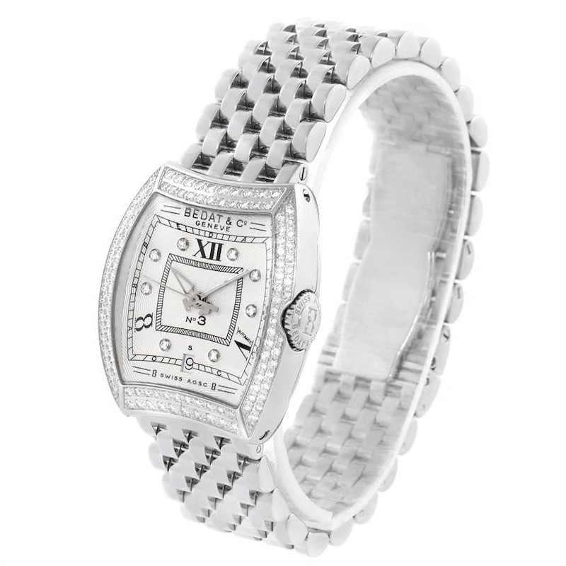Bedat No 3 Ladies Stainless Steel Diamond Watch 314.031.109 SwissWatchExpo