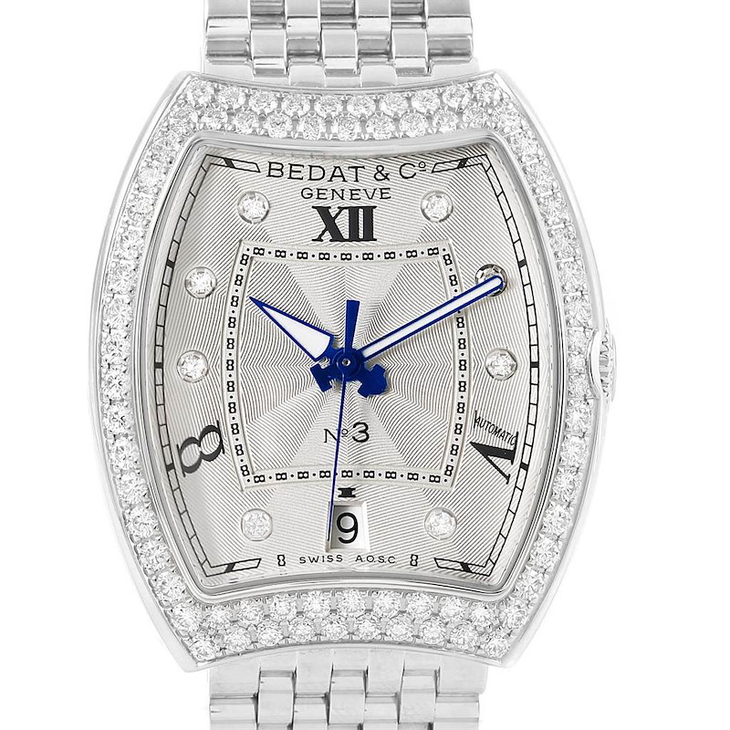 Bedat No. 3 Stainless Steel Diamond Ladies Watch 315.071.109 Unworn SwissWatchExpo