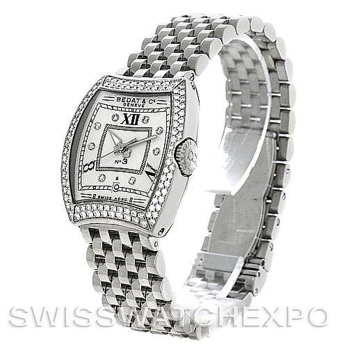 Bedat No. 3 Ladies Stainless Steel Diamond Watch 314.031.109 SwissWatchExpo