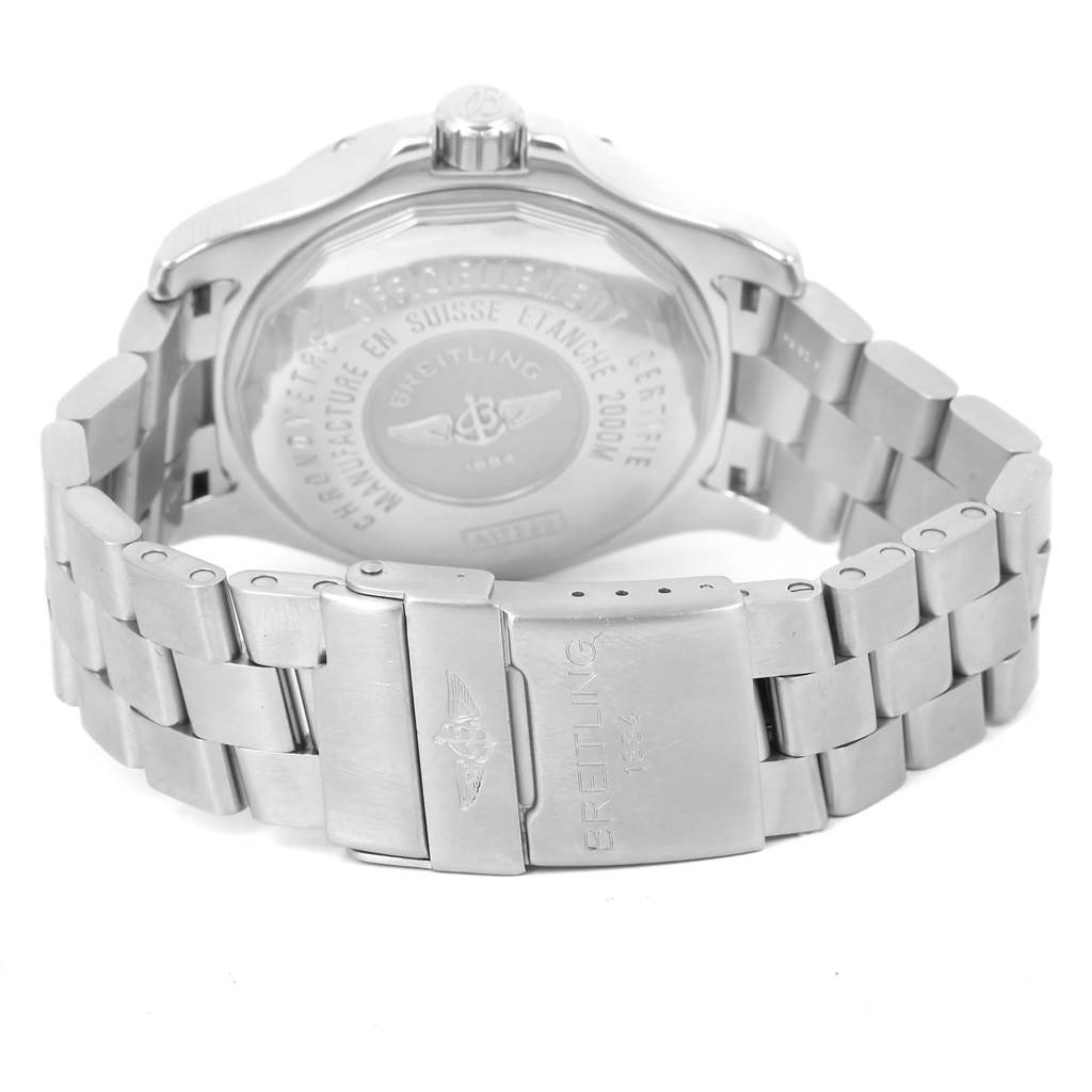 Breitling Aeromarine Superocean Steelfish Silver Dial Watch A17390 ...