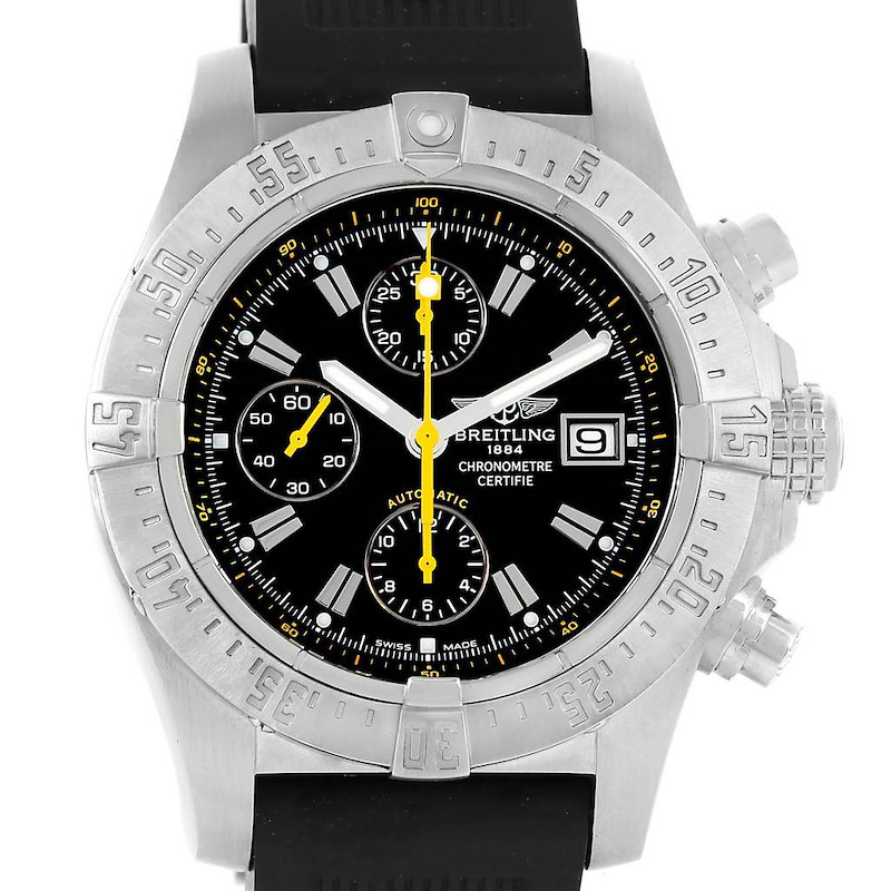 Breitling Avenger Skyland Code Yellow Limited Edition Watch A13380 SwissWatchExpo