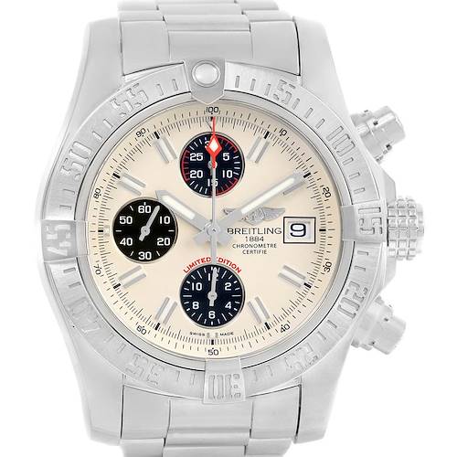 Photo of Breitling Aeromarine Super Avenger White Dial Mens Watch A13381