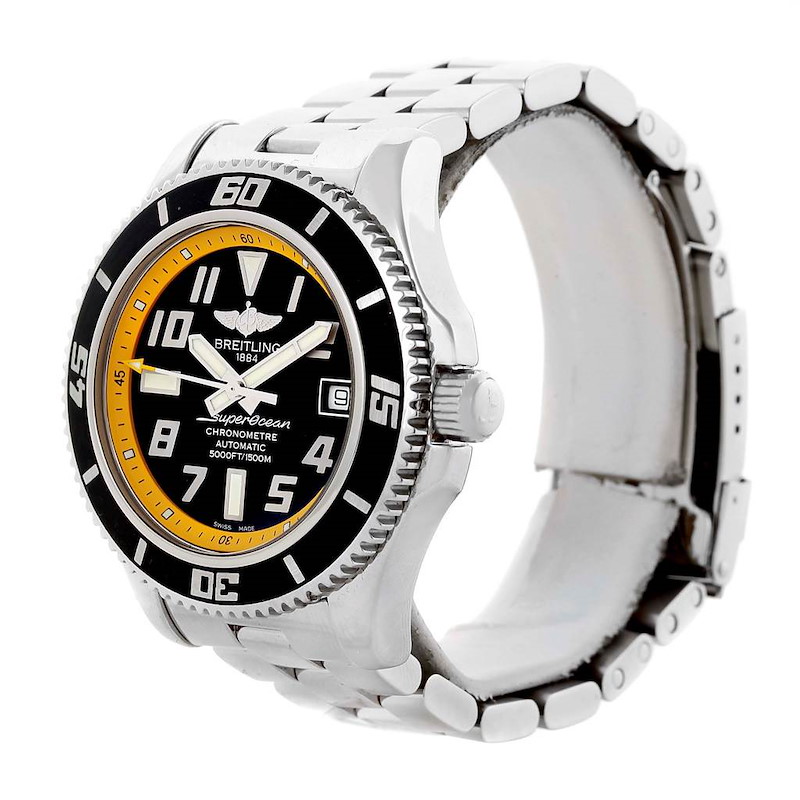 breitling superocean 42 yellow