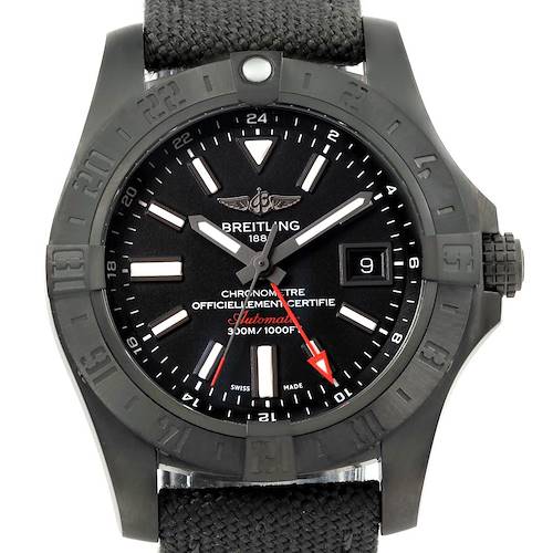 Photo of Breitling Aeromarine Avenger II GMT Canvas Strap Watch M32390 Unworn