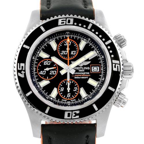 Photo of Breitling Aeromarine SuperOcean Black Orange Dial Mens Watch A13341