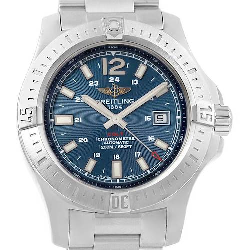Photo of Breitling Colt Blue Baton Dial Automatic Steel Mens Watch A17388