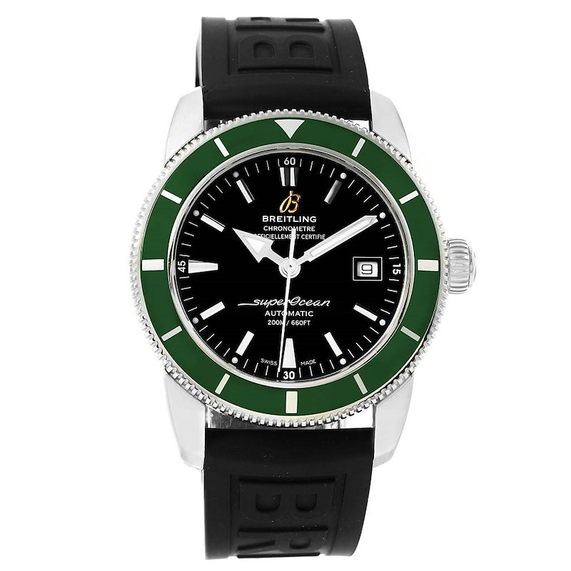 Breitling superocean outlet heritage green bezel