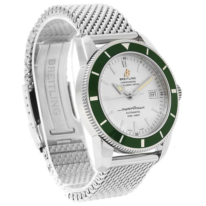 Breitling superocean sales heritage green