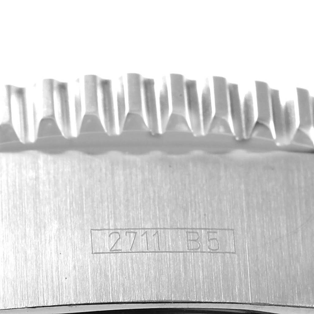 This image shows a close-up of the bezel and case side of a Breitling Superocean A13341 Men's Stainless Steel Black Dial A13341 Men's Stainless Steel Black Dial watch, with part of the reference number visible.