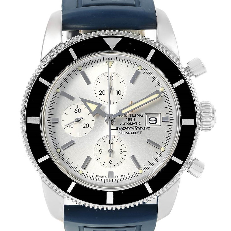 Breitling SuperOcean Heritage Chrono 46 Rubber Strap Watch A13320 SwissWatchExpo