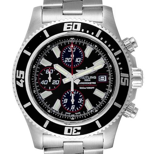Photo of Breitling Aeromarine SuperOcean II Chronograph Watch A13341 Box Papers