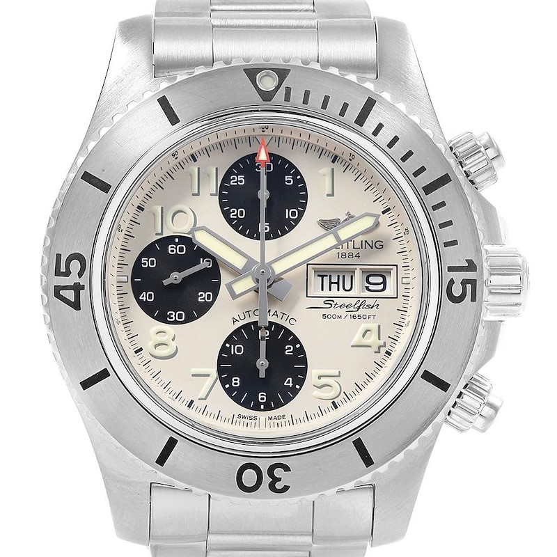 Breitling Aeromarine SuperOcean Chronograph II Watch A13341 Box SwissWatchExpo
