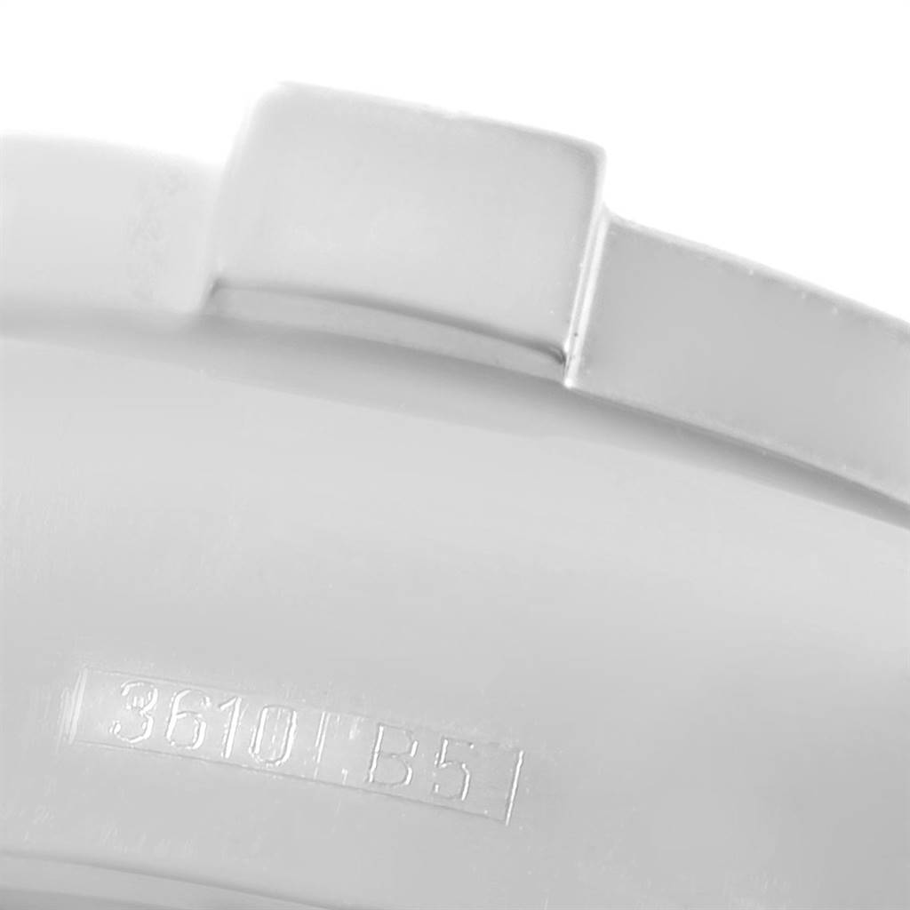 The image shows a close-up of the bezel and etched serial numbers of the Breitling Superocean A13340 Men's Stainless Steel Black Dial A13340 Men's Stainless Steel Black Dial watch.