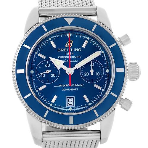 Photo of Breitling SuperOcean Heritage 44 Blue Dial Chronograph Watch A23370