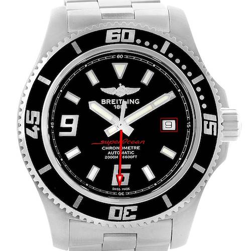 Photo of Breitling Aeromarine Superocean 44 Red Hand Watch A17391 Box
