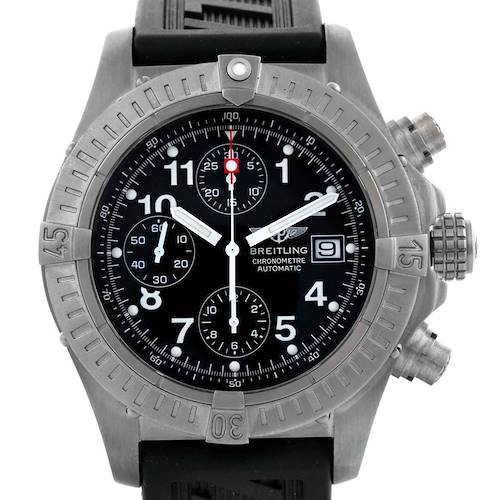Photo of Breitling Aeromarine Avenger Chronograph Titanium Watch E13360 Box