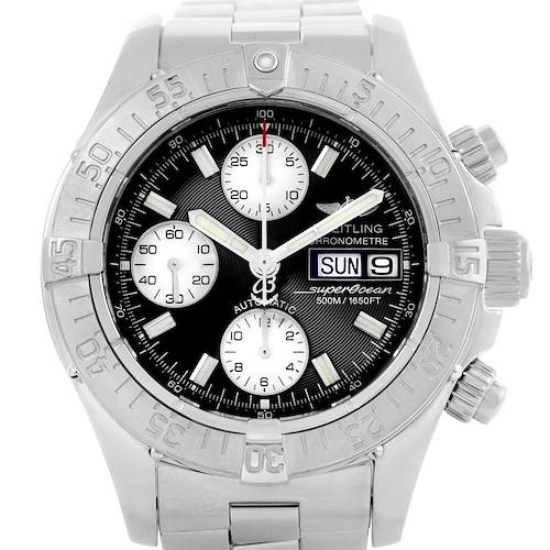 Photo of Breitling Aeromarine Superocean Chronograph Watch A13340 Box Papers