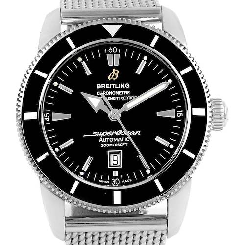 Photo of Breitling Superocean Heritage 46 Black Dial Watch A17320 Box Papers