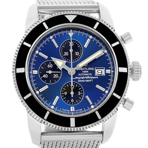 Photo of Breitling SuperOcean Heritage Chronograph 46 Blue Dial Watch A13320