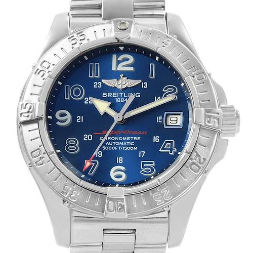 Photo of Breitling Superocean Steelfish Blue Dial Mens Watch A17360