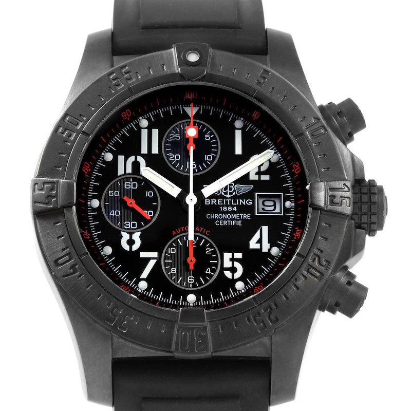 Breitling Aeromarine Avenger Skyland Blacksteel Limited Watch M13380 SwissWatchExpo