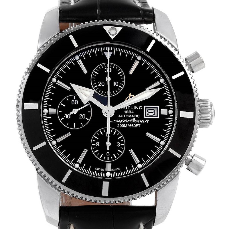 Breitling SuperOcean Heritage II Chrono 46 Watch A13312 Box Papers SwissWatchExpo