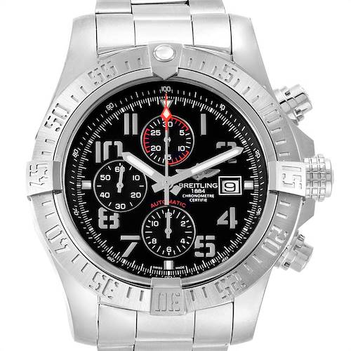 Photo of Breitling Aeromarine Super Avenger Steel Mens Watch A13371 Box Papers