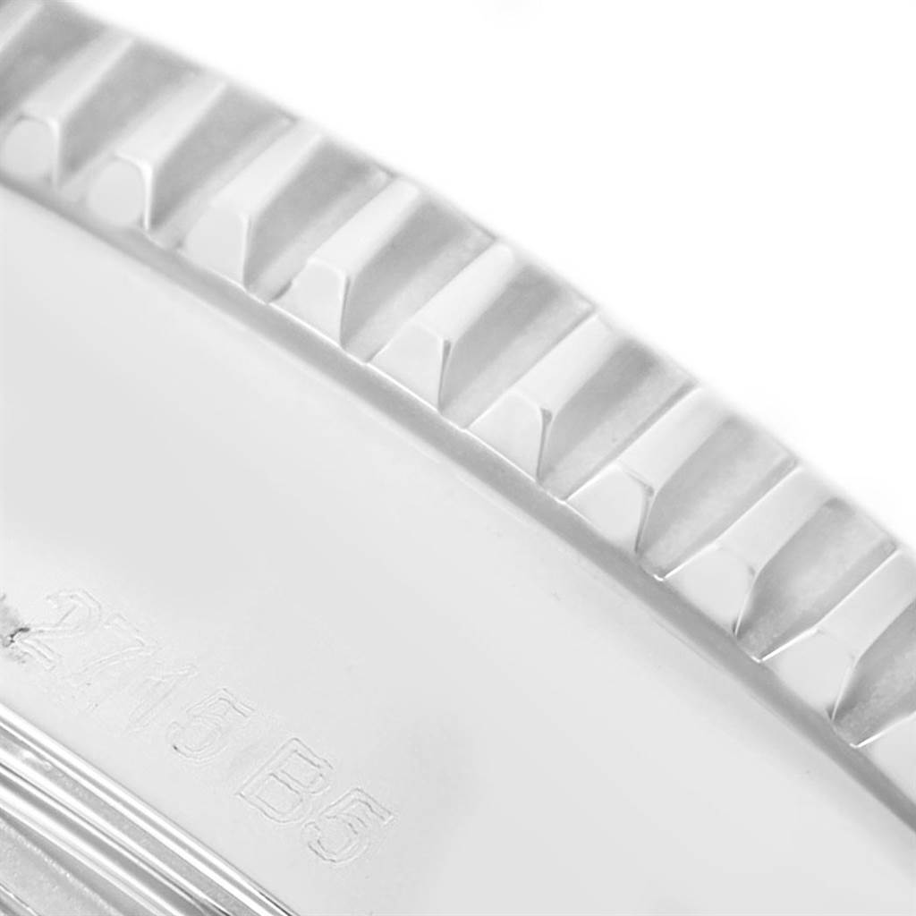 This image shows a close-up angle of the bezel and part of the case of the Breitling Superocean A17365 Men
s Stainless Steel Black Dial A17365 Men
s Stainless Steel Black Dial watch.