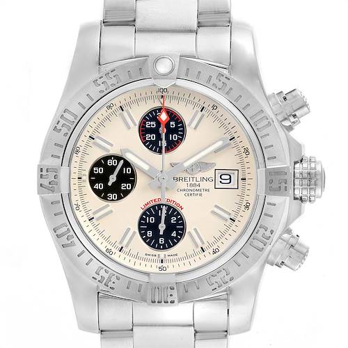Photo of Breitling Avenger II Chronograph Mens Watch A13381 Box Papers