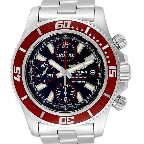 Photo of Breitling Aeromarine SuperOcean II Red Bezel Limited Edition Watch A13341