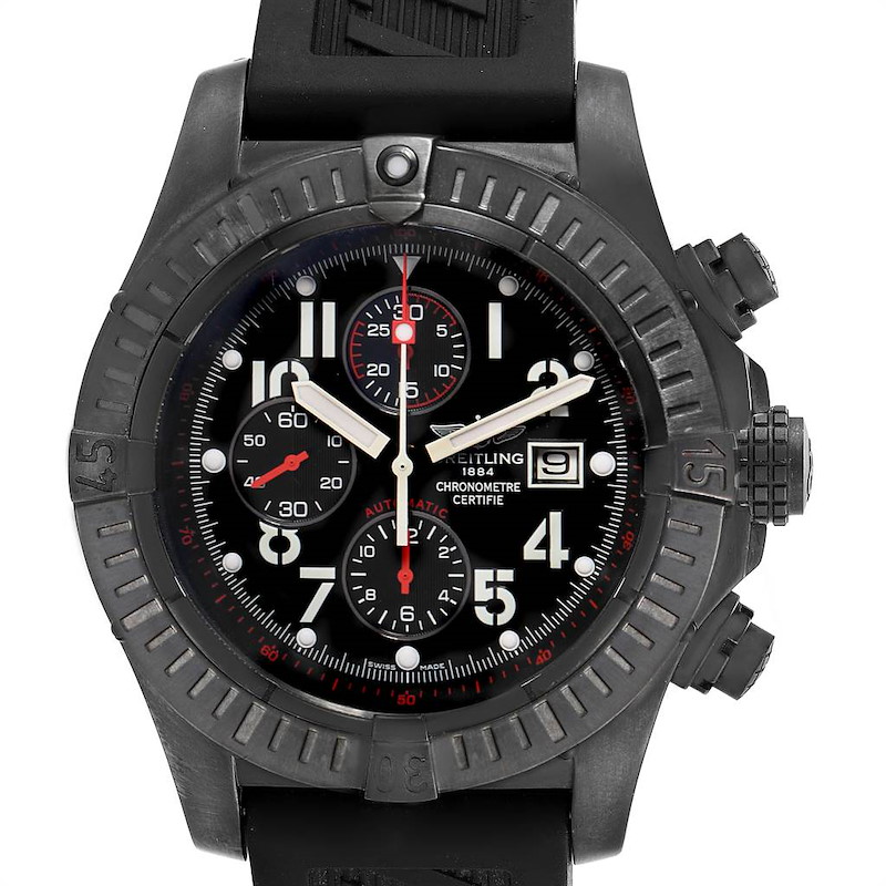 Breitling Aeromarine Avenger Skyland Blacksteel Limited Watch M13370 SwissWatchExpo