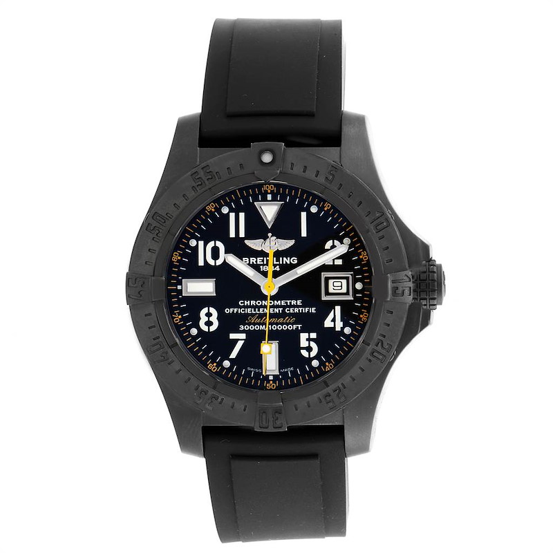 breitling avenger seawolf blacksteel code yellow