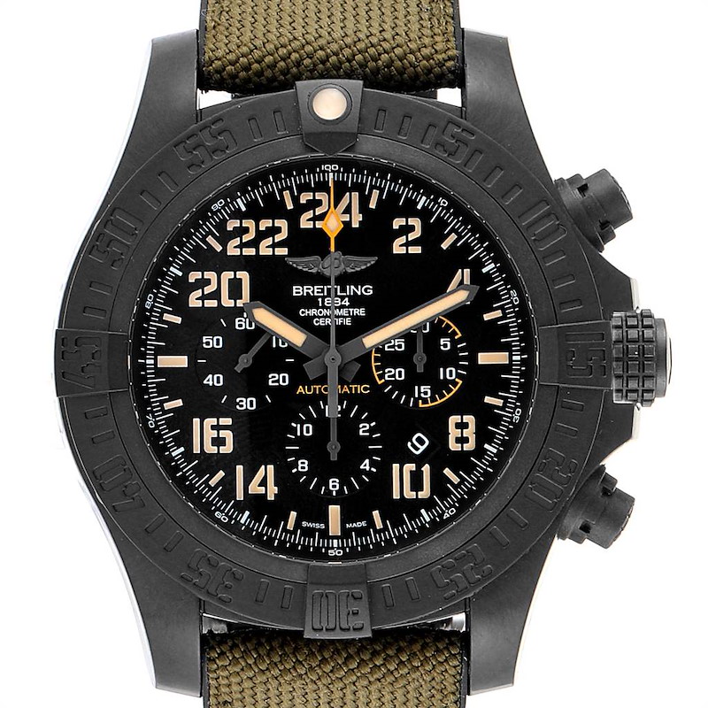 Breitling Avenger Hurricane 50 Military Limited Watch XB1210 Box Card SwissWatchExpo