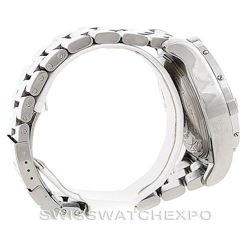 The image shows a side profile of the Breitling Avenger A13370 Men's Stainless Steel White Dial A13370 Men's Stainless Steel White Dial watch, highlighting its case and bracelet.