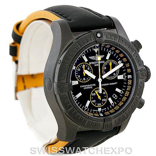 Breitling Aeromarine Avenger Seawolf Blacksteel Watch M73390 SwissWatchExpo